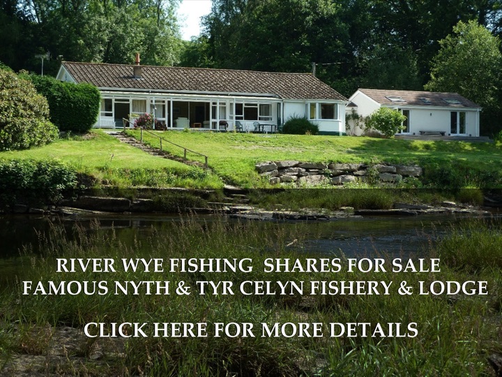 River Wye fishing shares for sale: famous Nyth & Tyr Celyn fishery & lodge. Click here for more details.