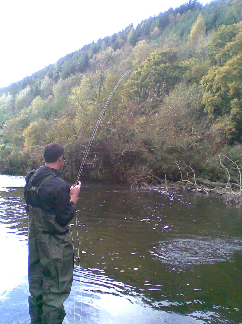 Winter grayling fishing on the Lugg